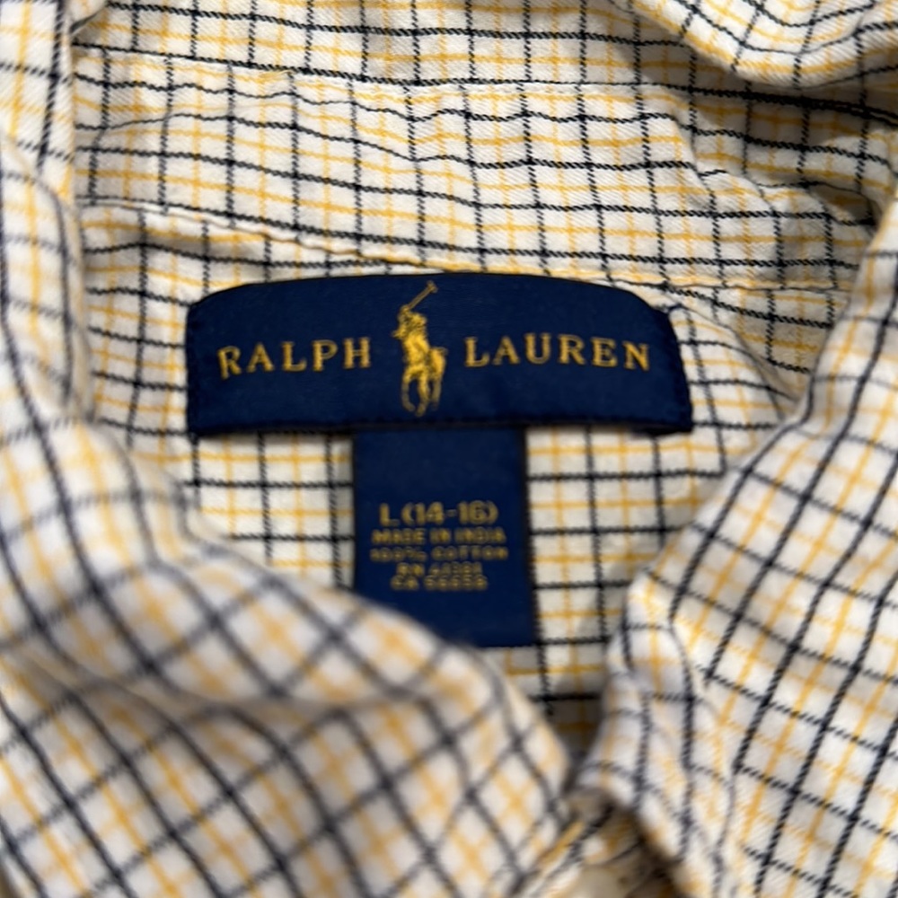 Youth Large (14-16) Polo by Ralph Lauren Shirt - Picture 5 of 5